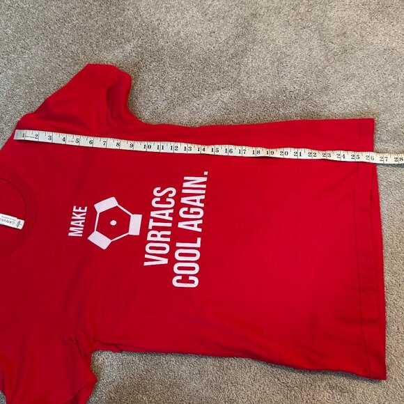 Make VORTACs Cool Again Men’s Red Short Sleeve Pilot T-Shirt Sz S VOR IFR - Picture 6 of 6